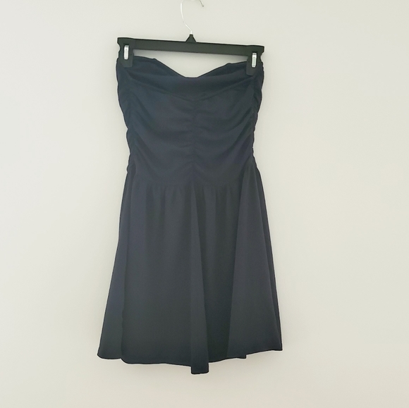 Victoria's Secret bra tops blue strapless dress - Picture 2 of 9